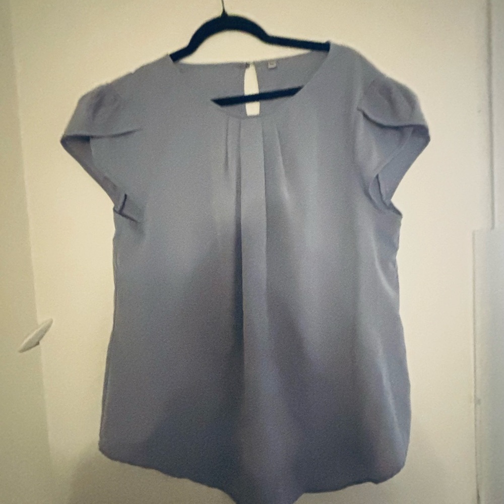 [5 for $5 bundle] Elegant Periwinkle Women's Top
